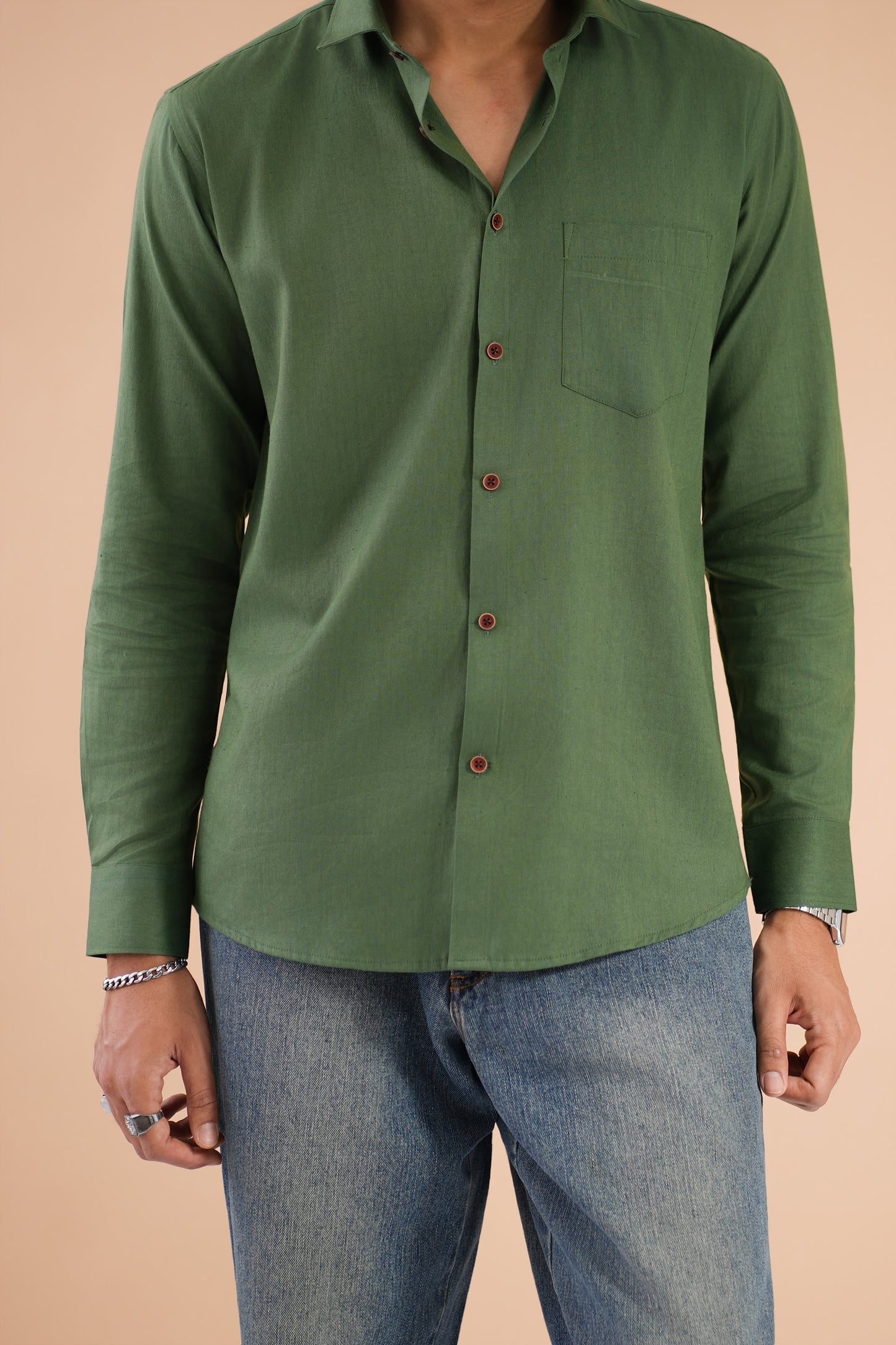 Bamboo Cotton Emerald Green