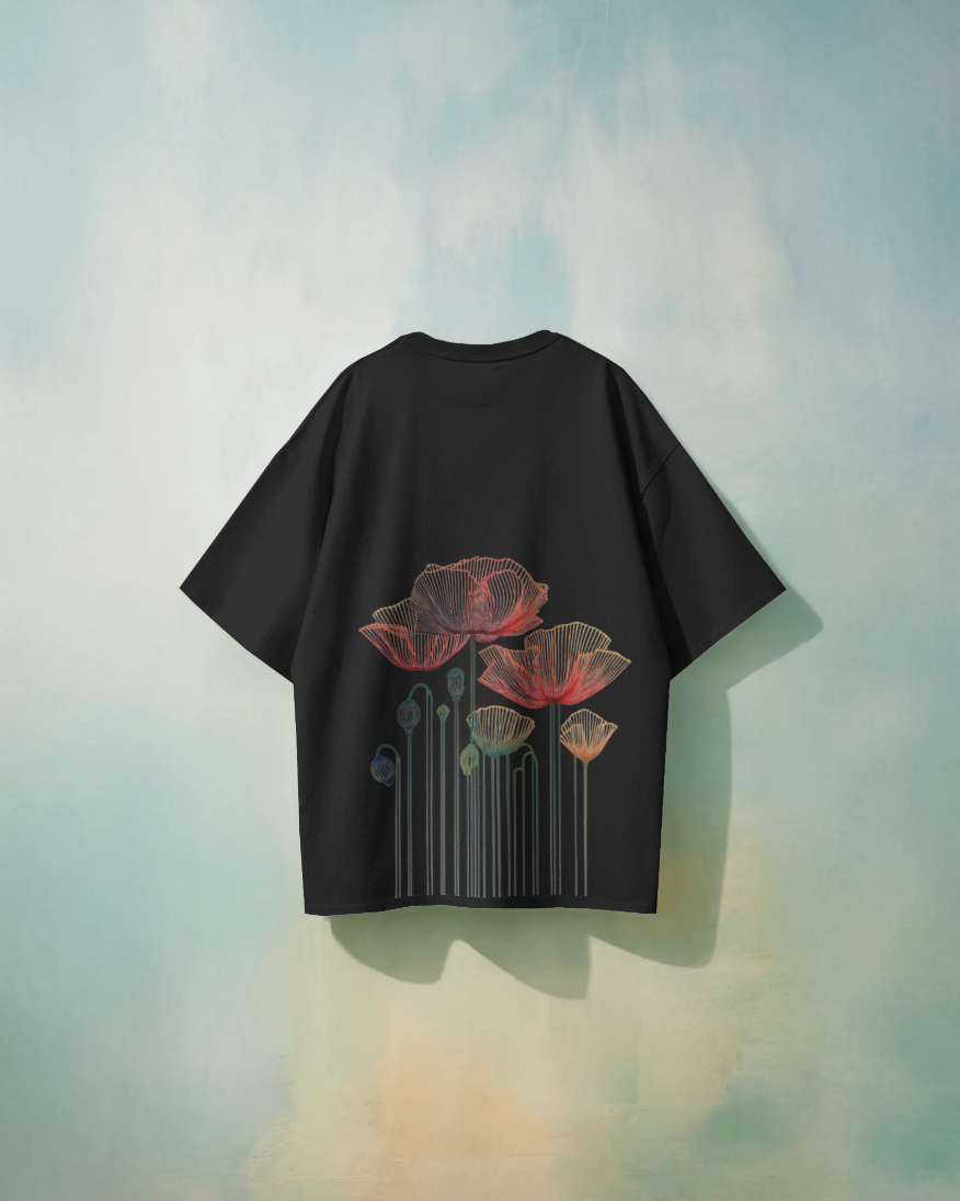 Petal Line Black