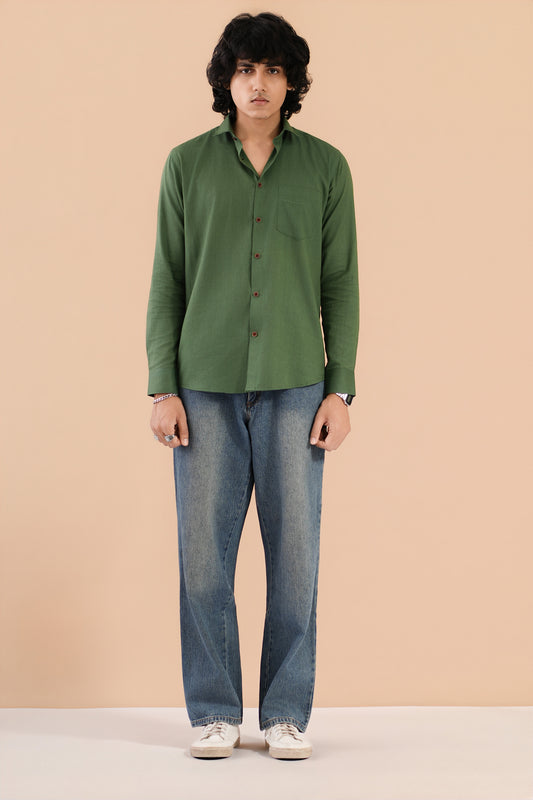 Bamboo Cotton Emerald Green