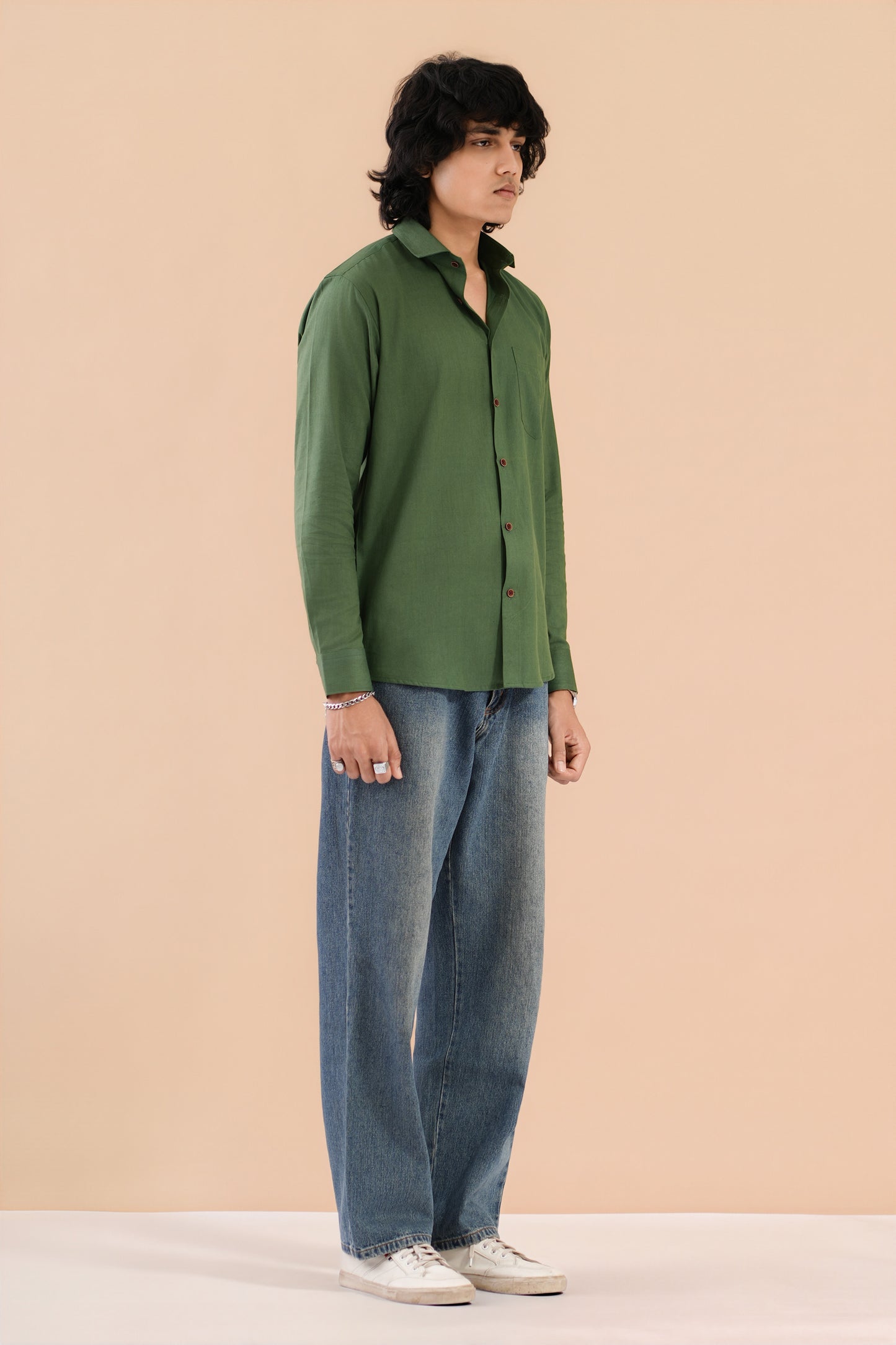 Bamboo Cotton Emerald Green