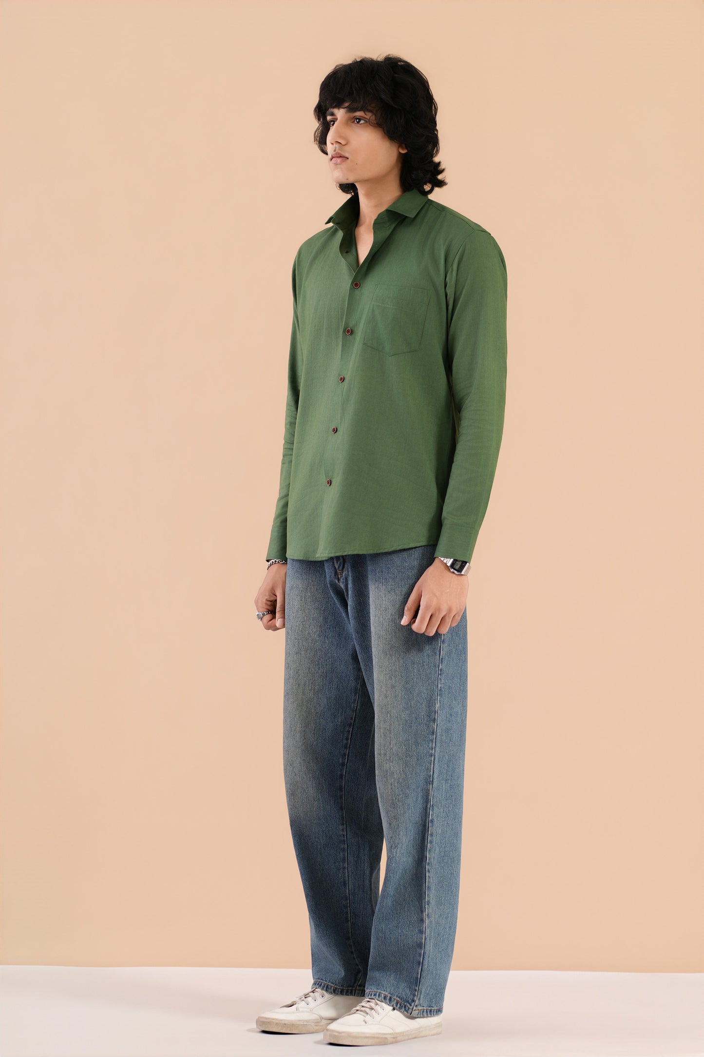 Bamboo Cotton Emerald Green