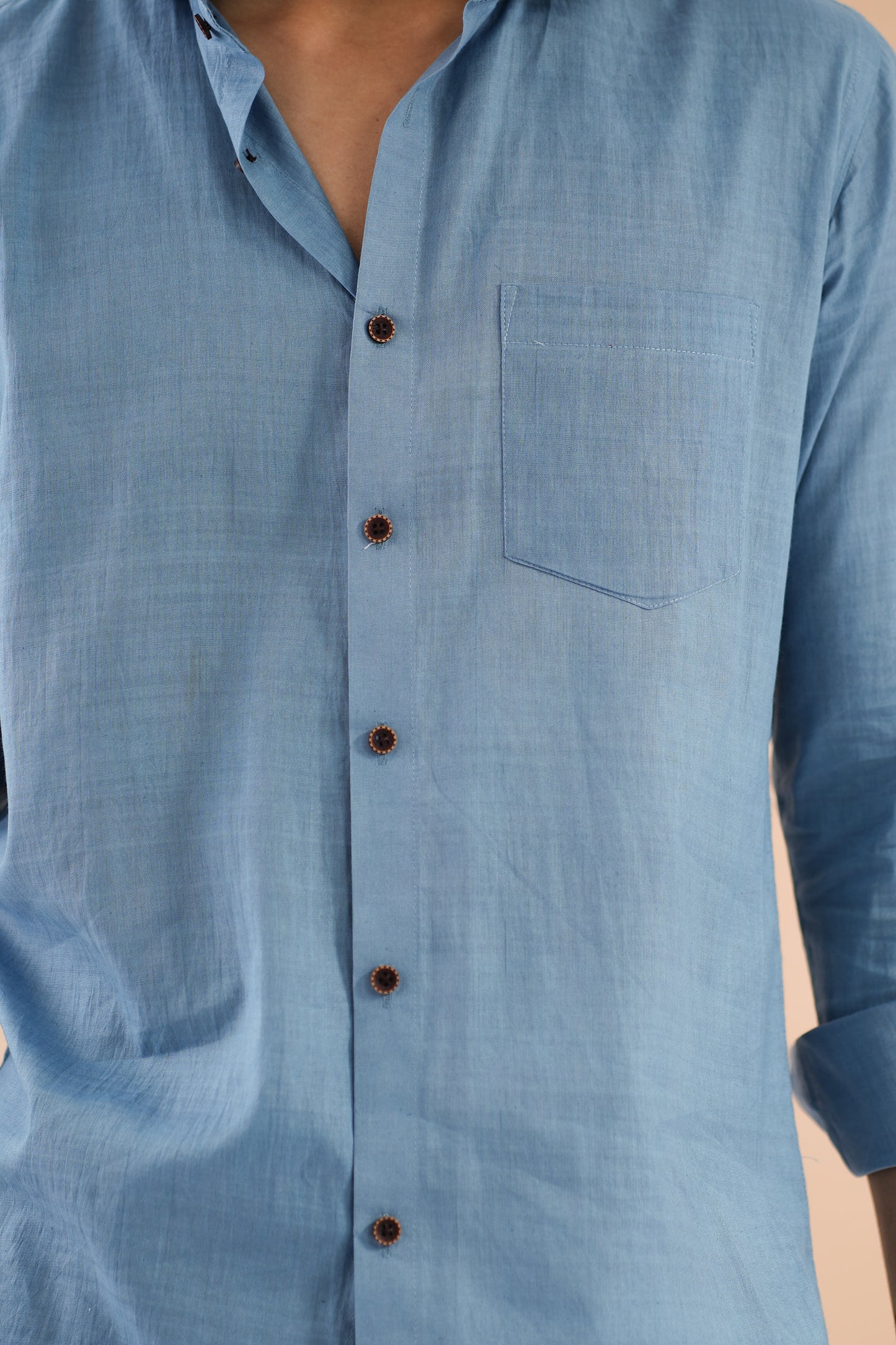 Mul Cotton Azure Blue